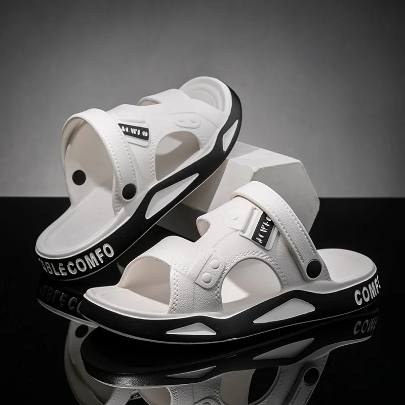 

Eva Summer Sandals Unisex Fashion Slippers Indoor Lightweight Soft Bottom Anti-slip Men's Sandals Outdoor Beach Vacation Sandals