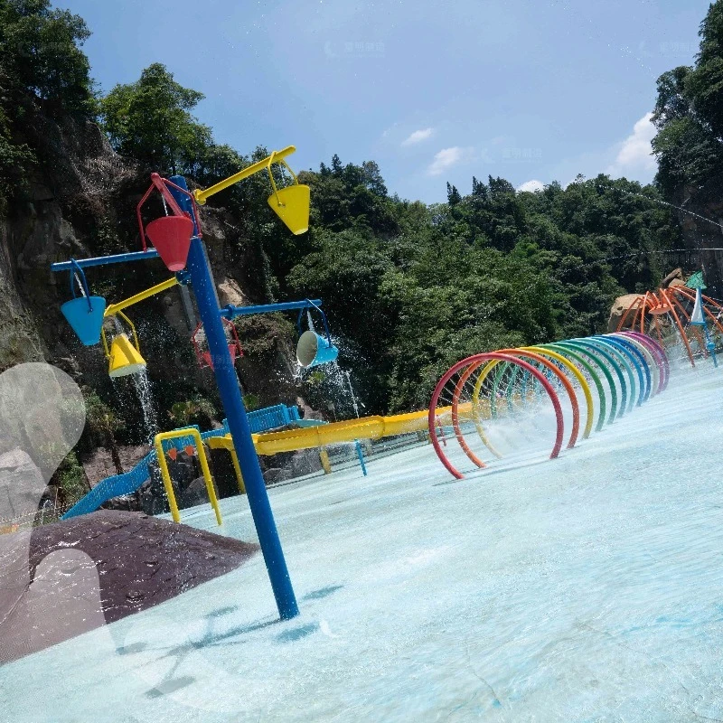 Water amusement park children's tipping bucket sprinkler
