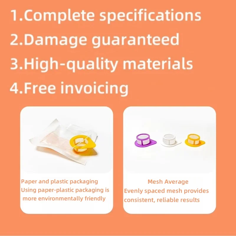 WHB Cell Strainer Sterile Cell Screen 40um70um100um Stackable Cell Strainer Nylon filter Sterile Enzyme Free Pyrogen Free Tools