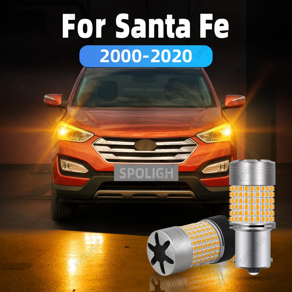 

Turn Signal LED Lights For Hyundai Santa Fe 1 2 3 4 Front Rear Indicator Lamp 2000-2020 2012 2013 2014 2015 2016 2017 2018 2019