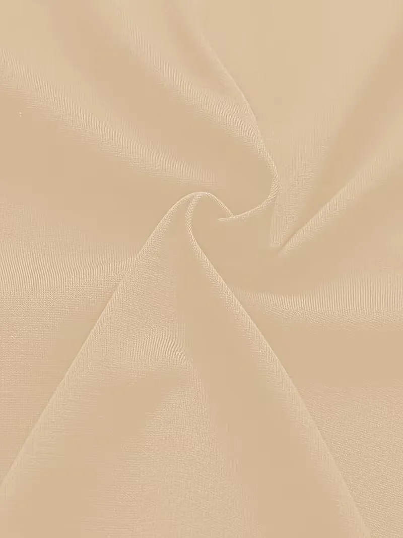 Womens Sleeveless Round Neck Elegant Color Block Summer Office Work Knee Length Bodycon Slim Fit Party Dress - view 5