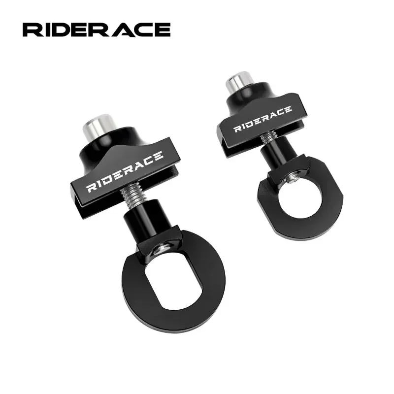 

Bike Chain Tensioners Adjuster Bicycle Tensioner Fastener Bolt For DIY Tool Aluminum Alloy Single Speed Adjuster Regulator Black