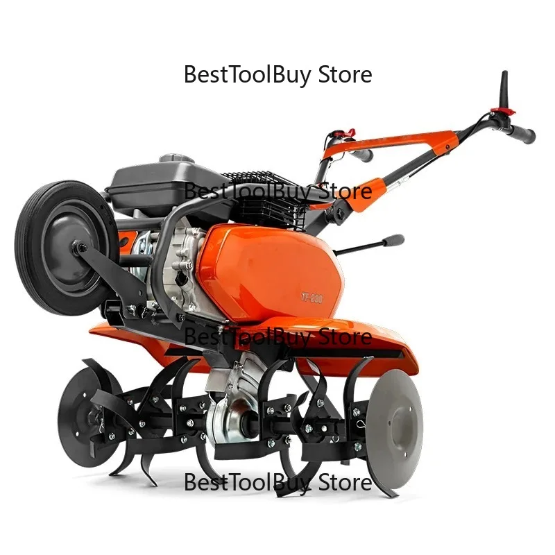 TF230 Fuel-Powered Tiller, Agricultural Multi-Functional Soil Plowing Machine (Customizable)