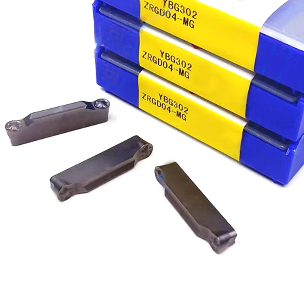 Original CNC Accessories Turning Blade ZRGD04-MG YBG302 YBG205 YBG202 YBC251 Inserts Grooving Lathe Mill Cutter ZRGD04-NM YBG105