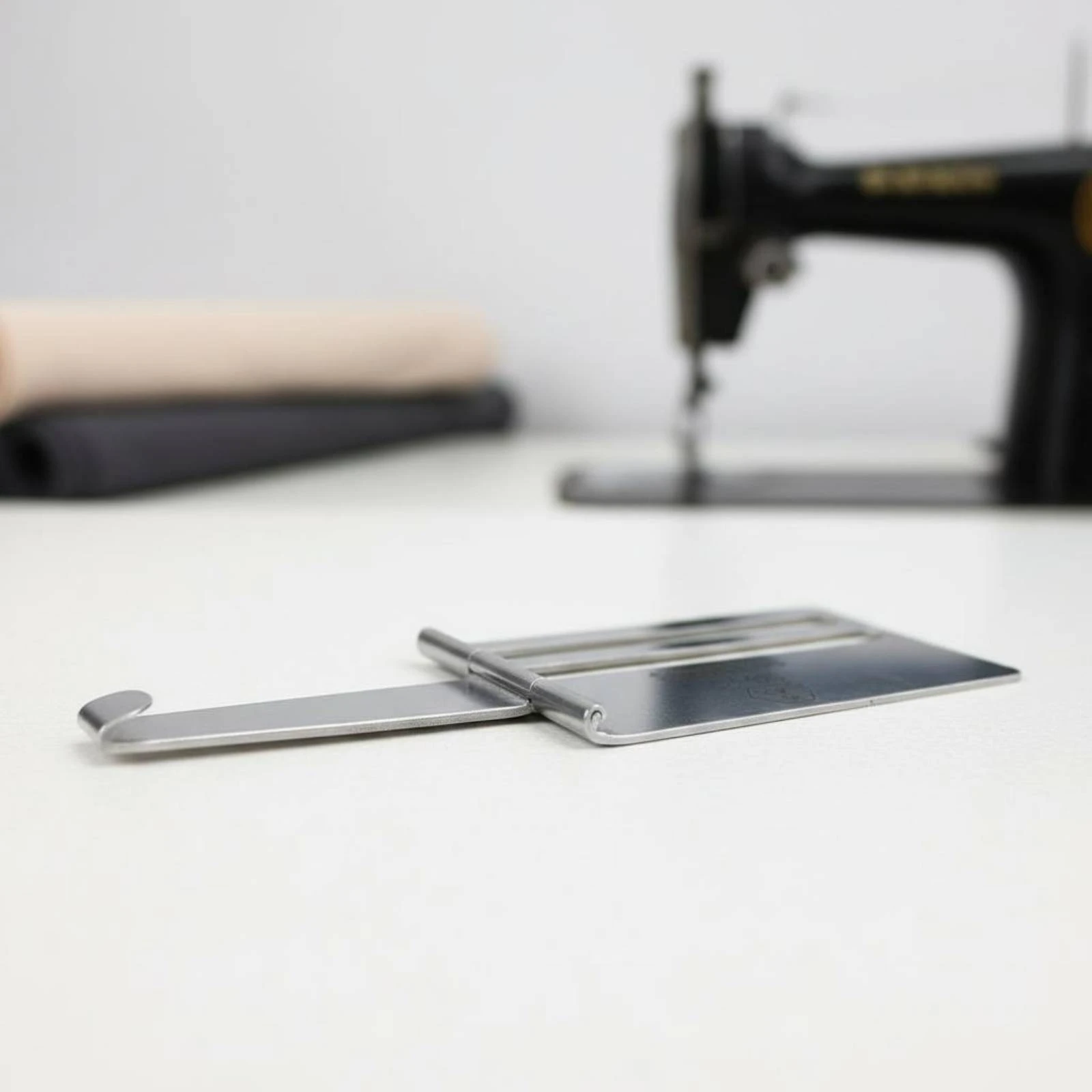 Fabric Sewing Guide Folding Seam Attachment Sewing Tool Precision Stitching Accessory for Tailor and Dressmaker Workspace