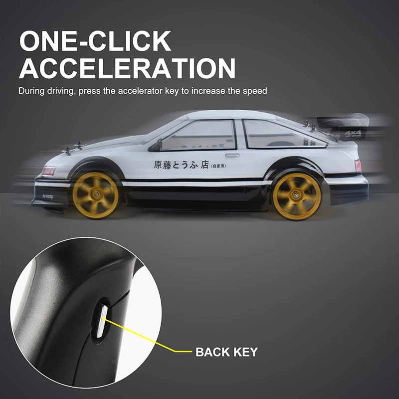 2025年最新 1:10 4WD 70km/H ハイスピードドリフトレーシング RCカー シミュレーション GTRカー おもちゃ オフロード ラジコンカー 子供向けおもちゃ ハロウィンギフト