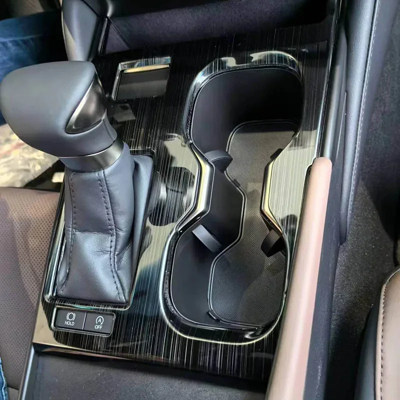 

For Lexus ES200 260 ES300H 2022-24 Stainless Steel Central Control Gear Shift Panel Decorative Frame
