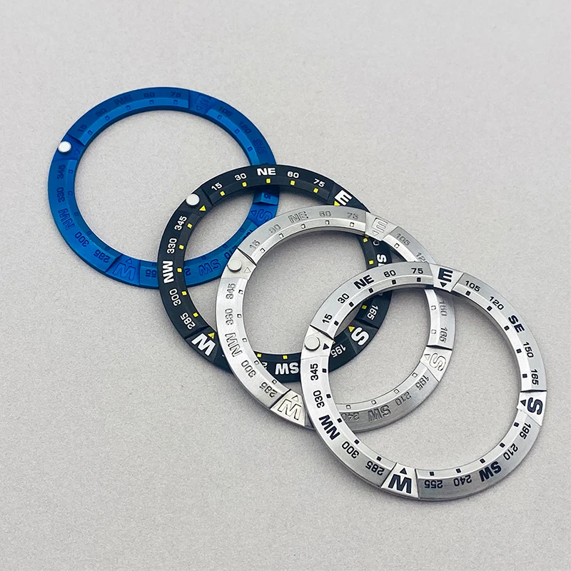 41mm*32mm Stainless Steel Watch Bezel Insert Ring Fits Seiko Prospex Series New Samurai Men's Watch Case Repair Parts