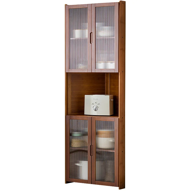 

Corner Kitchen Shelf Finishing Rack Seasoning Shelf Storage Rack Kitchen Household Shelf Dining Side Cabinet Multi-layer
