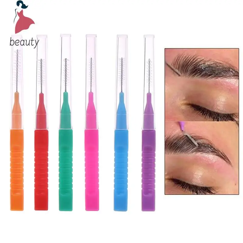 Mini escova de sobrancelha descartável, Brow Perm Lift Tool, Eyelash Cromb, Lash Acessórios, Beauty Makeup Tools, 10 Pcs