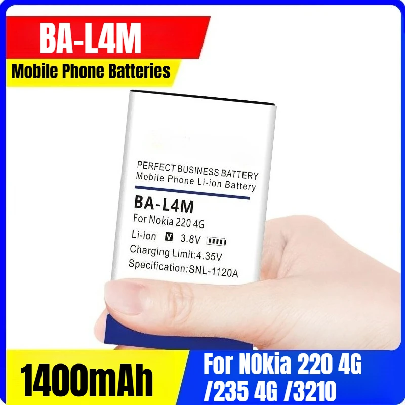 

1400mAh BA-L4M Mobile Phone Batteries for NOkia 220 4G /235 4G /3210 4G A-L4M