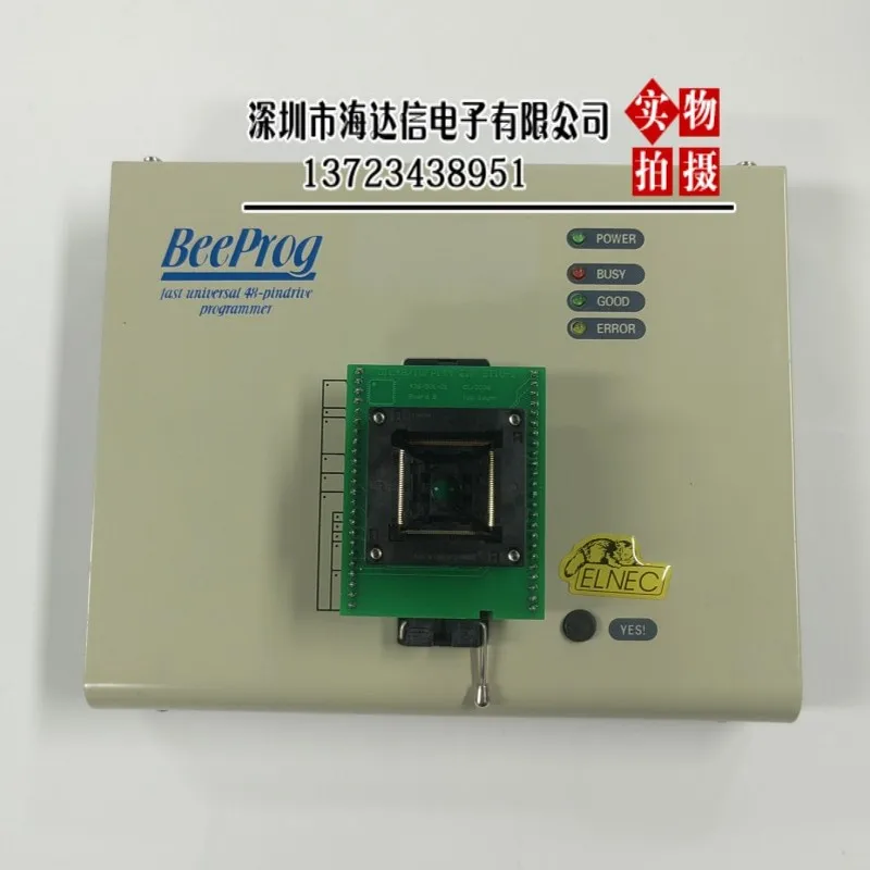 Brand New Genuine Elnec Programmer Dil48/Tqfp144 Zif St10-1 No 70-0426 Test Socket St10F275 Mcu Chip Brushing Fixture Adapter St10F276 Programming Socket St10F279