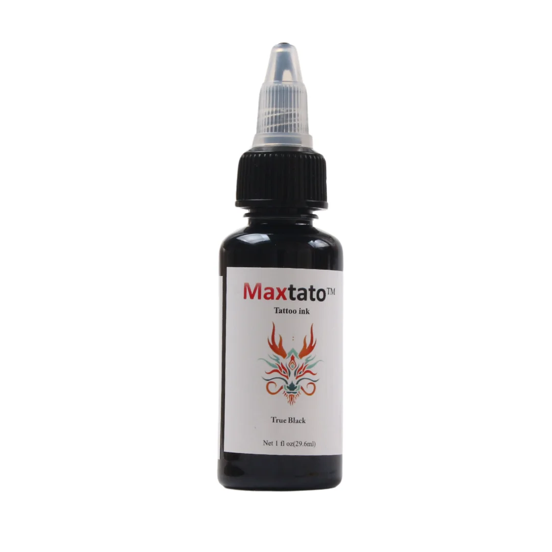 

30/60/90ML Black Tattoo Ink Pigment Painting Tattoo Supplies Professional Supply Safe Rave Natural Permanent Makeup For Body Art