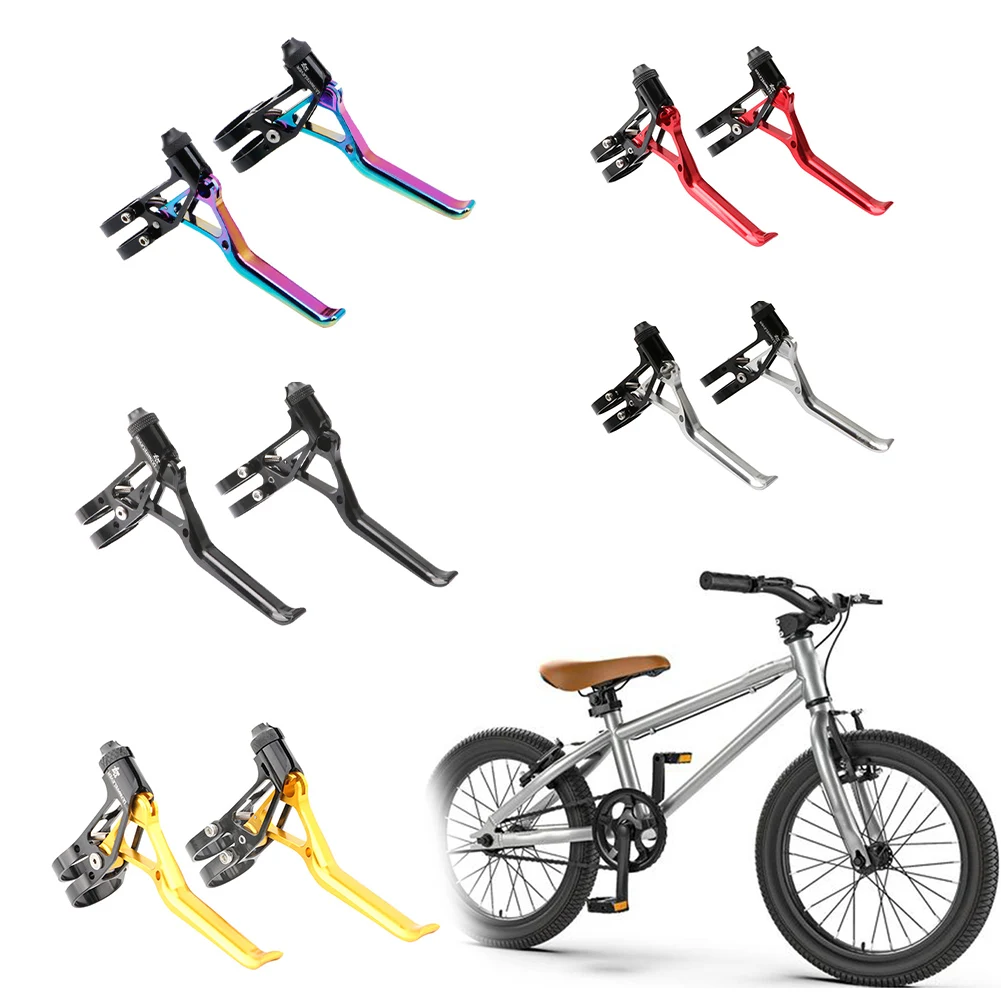 1 Pair Mountain Road Bicycle Brake Lever For Ultralight V-brake Lever 64g/Pair For-Brompton Extralite 5colors Bikes Accessories