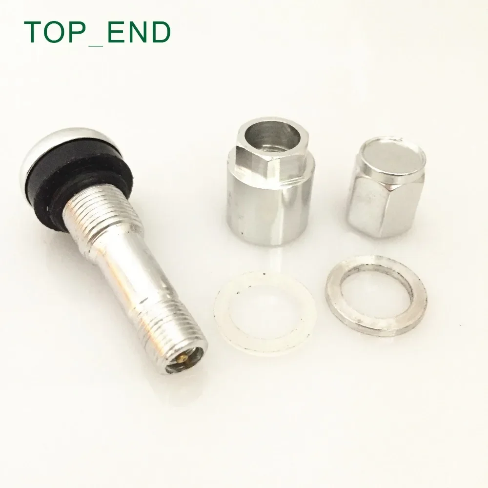 CHROME,MS525AL-HEX,Professional Aluminum Stem Tire Valve,Hex Cap Tyre Valve For Passenger Cars,Fitting Most Cars