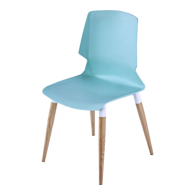 Modern minimalist conference chair, armless plastic back chair, household chair