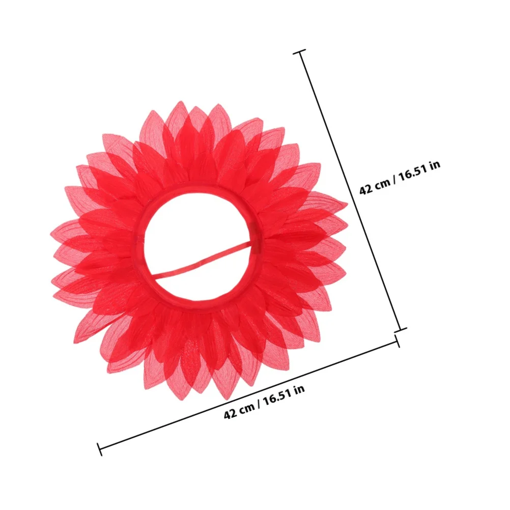 해바라기 머리 장식 꽃 의상 무대 파티 소품 재미있는 코스프레 액세서리 댄스웨어 파티 용품