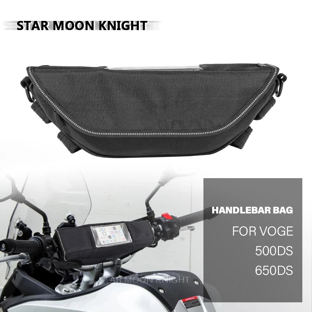 For Voge 500DS 650DS 500 650 DS Motorcycle Accessories Waterproof Bag Storage Handlebar bag Travel Tool bag