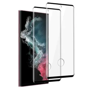 Pro Samsung Galaxy S22/S22 Plus/S22+/S22 Ultra 5G pouzdro s plným pokrytím, tvrzené sklo, 2 ks 8 nejlepší prodej Ochranná fólie na displej Samsung Galaxy S22 - №5