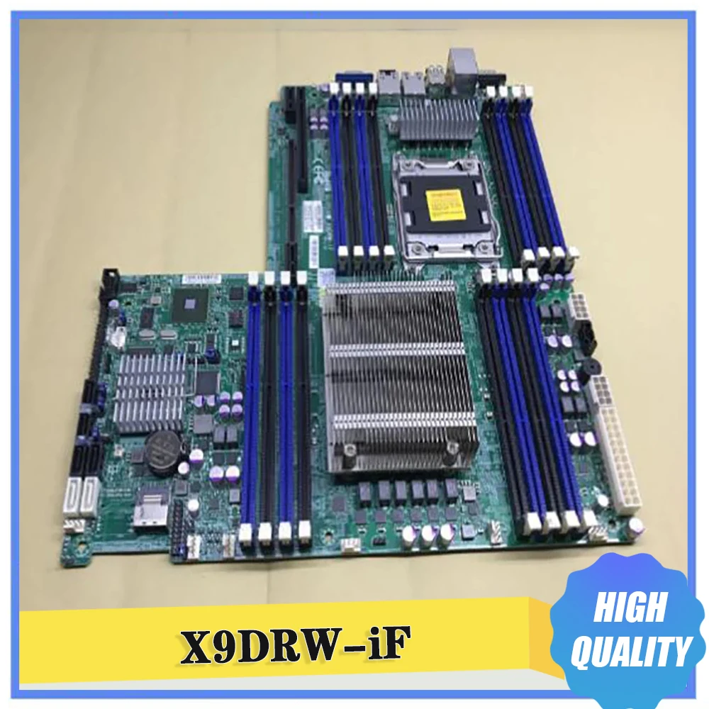 For Supermicro X9DRW-iF Server Motherboard Xeon E5-2600 V1/V2 Family DDR3 LGA2011