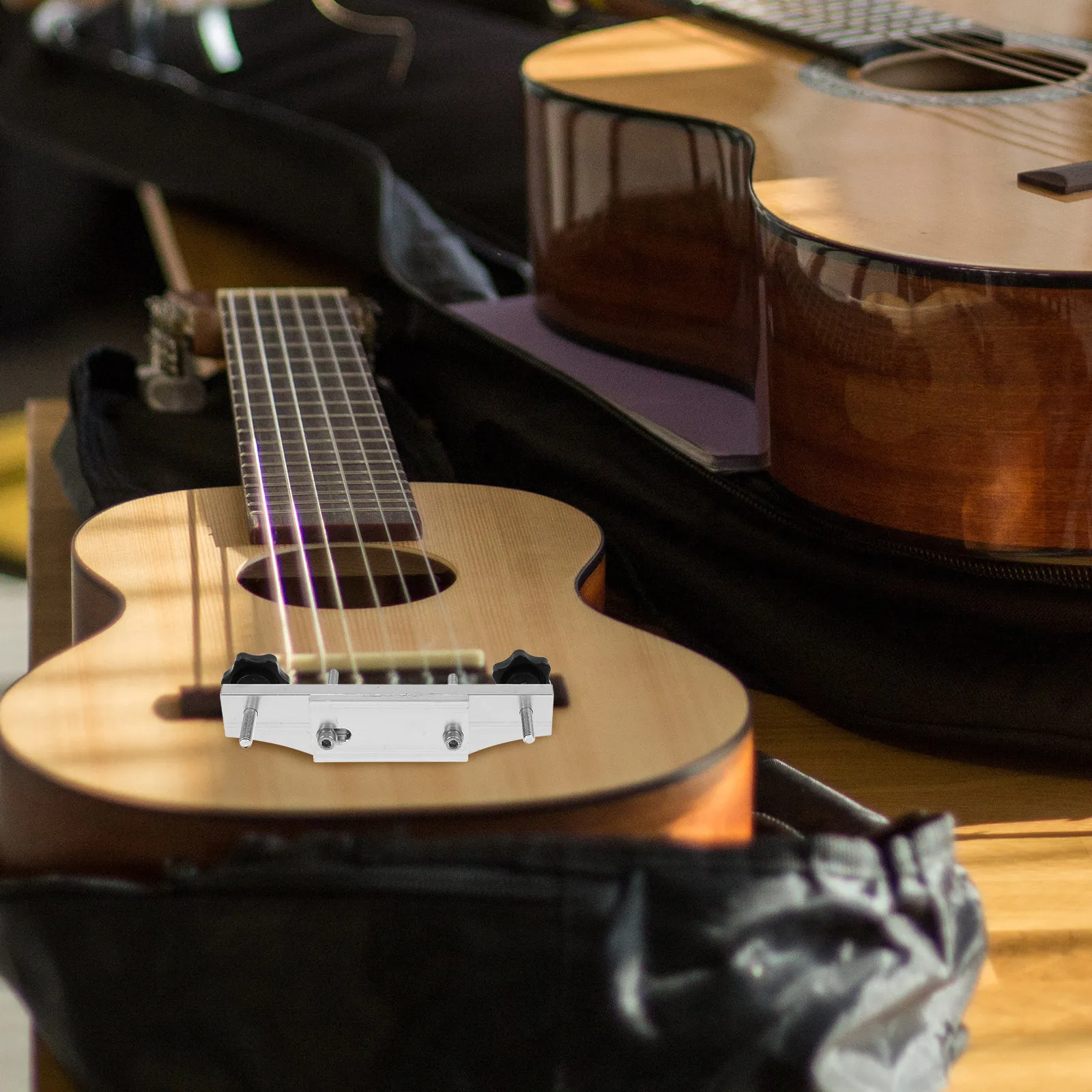 

Набор для ремонта гитарного бриджа: регулируемый зажим 14-62 мм с пробковой прокладкой для обслуживания акустических и электрогитар