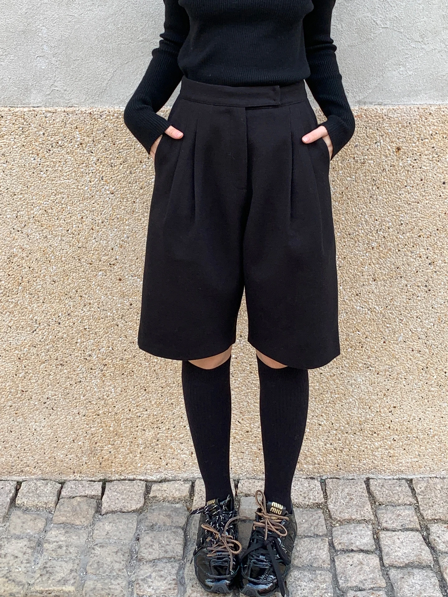 

Модные широкие брюки трапециевидной формы с пятью точками Kernel Cosmos в стиле барокко, шерстяная смесь небольших тонов для похудения, универсальная повседневная одежда с высокой талией...