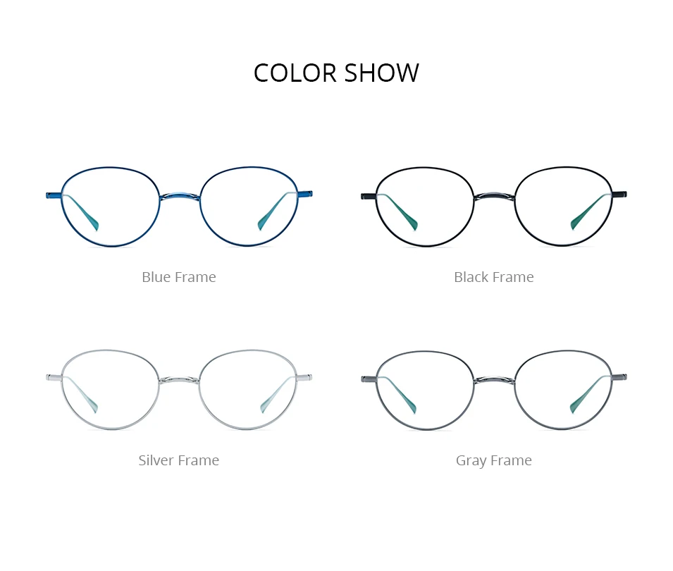 FONEX Titan Brille Rahmen Männer Marke Design Retro Oval Brillen Frauen Vintage Japanische Ultraleicht Hochwertige Brillen 85732 – Detail 6