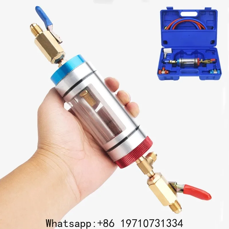 

Automotive Air Conditioning Refrigeration Oil Filling Analysis Tool Refrigeration Oil Replacement Tool Refrigerant Oil Filter