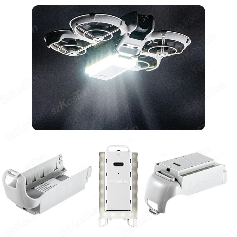 For DJI NEO Drone Landing Gear Night Light Luminous Tripod Snap Design Built-in Battery Rechargeable Lamp For Dji Neo