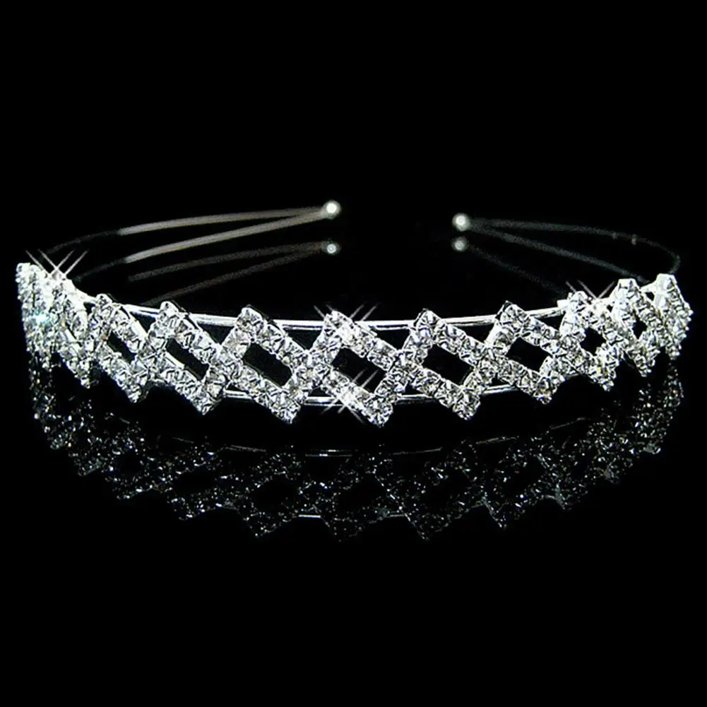 Ladies Headband Headwear Shiny Rhinestone Female Head Band Korean Style High Toughness Hair Hoop Wedding Hair Accessories