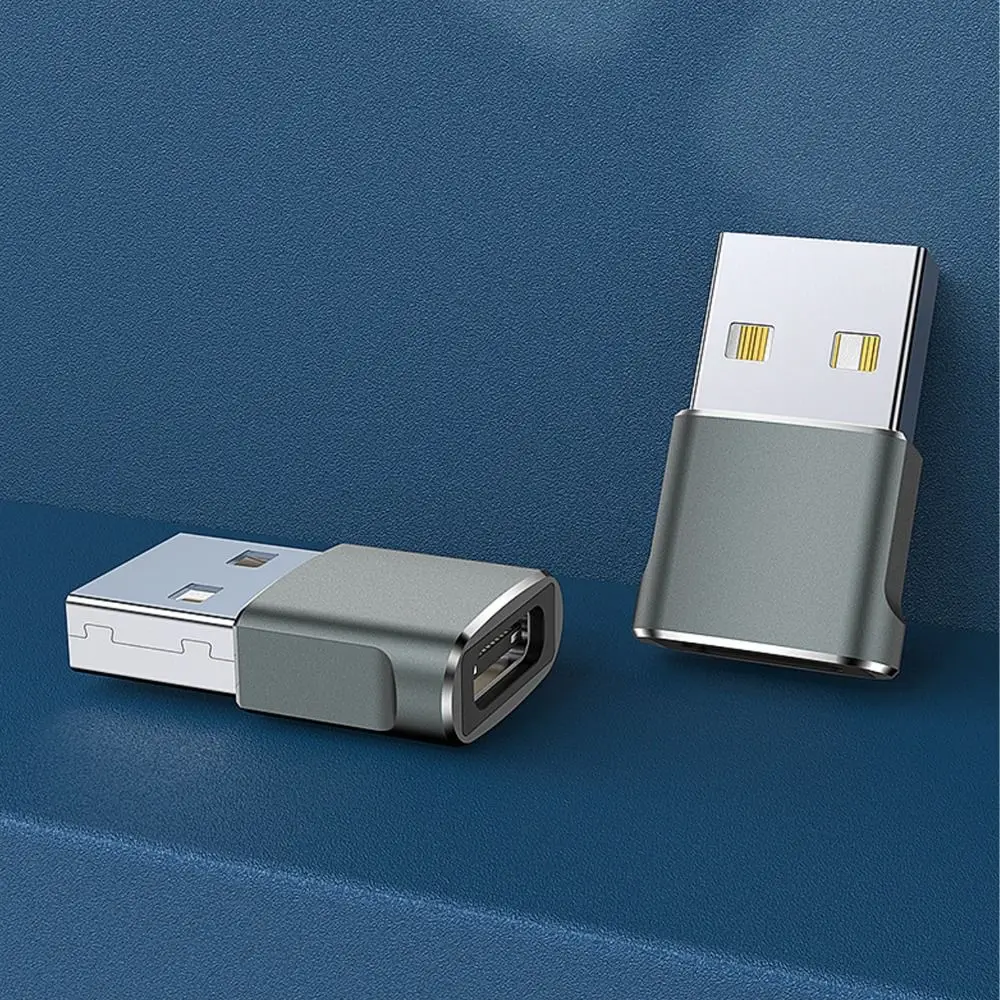 USB 2.0 Type C USB Male Adapter Black Aluminium USB-C Male OTG Converter Mini Metallic colours for Type-C Port image 3
