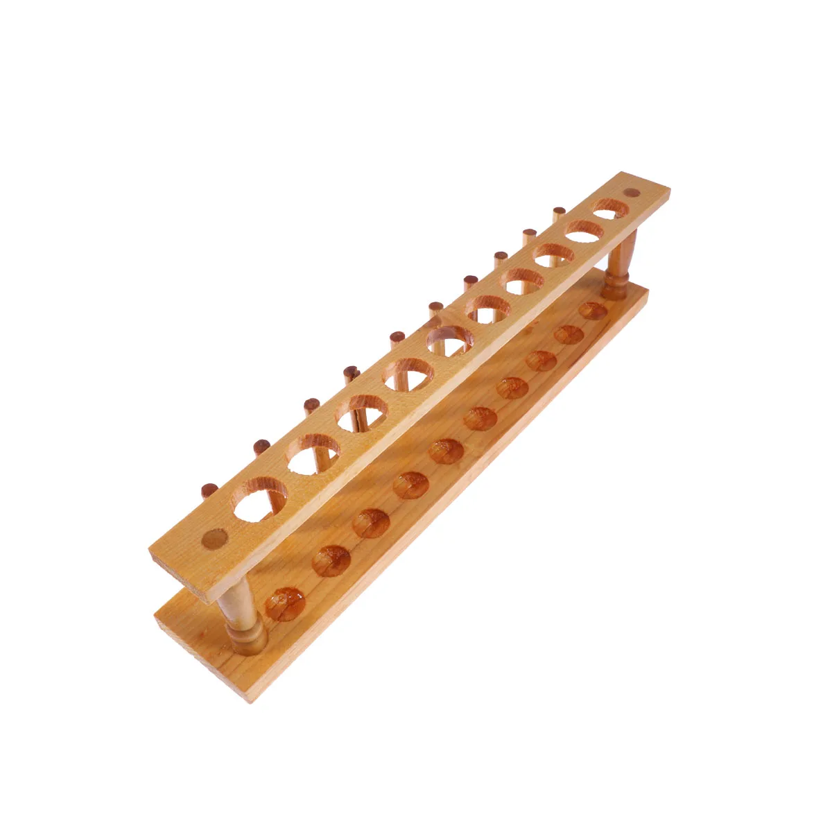 

Wooden Test Tube Rack 10 Holes Reusable Material Laboratory School Supplies Bamboo Holder Tube Stand