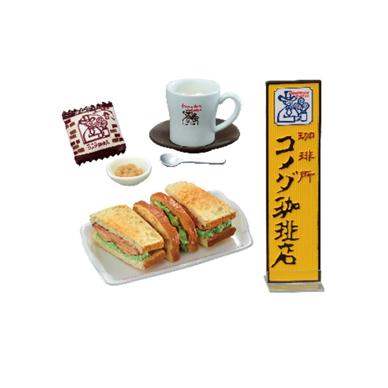 لعبة الرسوم المتحركة الأصلية ألعاب المشهد المصغر الطرفي مجموعة شخصيات KEMEDA'S Coffee Gacha Anime Action Model