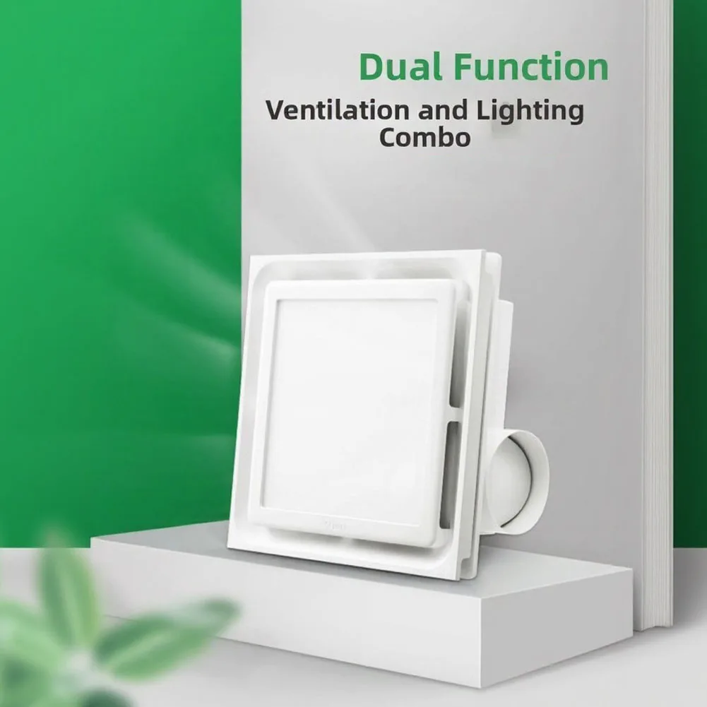 Ceiling Ventilation Fan, Lighting 2-in-1 -Exhaust Fan With LED Light -Exhaust Fan With Light Ventilation Fan