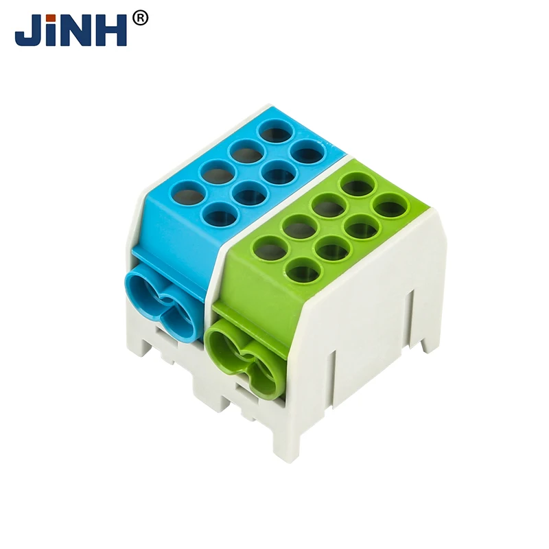 JINH JHT3 Honeycomb Distribution Terminal Block Multi-Out Wire Connector Screw Electrical Junction Box for Secure Connection