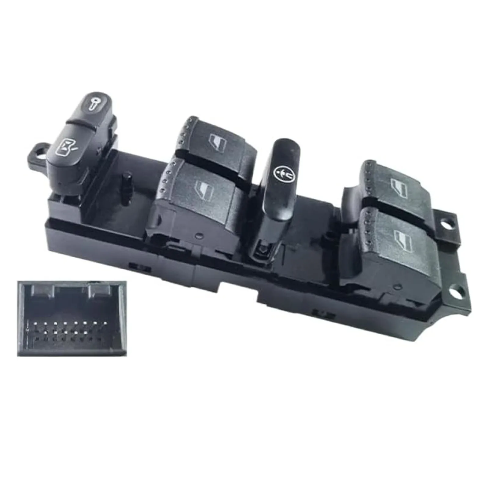 Interruptor de ventana eléctrica para Sharan 1995-2010 interruptor de ventana principal de energía 7M6959857 13 pines 3M2114A132CAW interruptor de Control de ventana