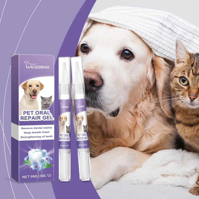 

Oral Care Gel for Pets - Fits Dogs & Cats, Helps Reduce Tartar & Bad Breath, Supports Fresh Oral Cavity & Gentle Cleaning Care
