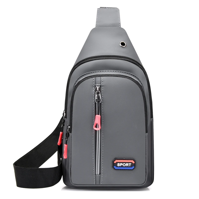 

Lightweight casual men's chest bag waterproof oxford cloth shoulder bag outdoor cycling sports travel crossbody bags