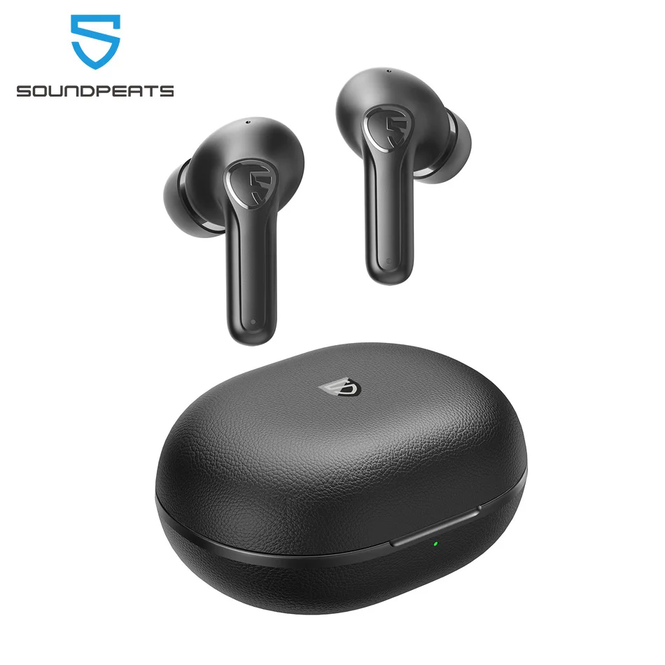 SoundPEATS Life Wireless Earbuds Active Noise Cancelling Bluetooth V5.2 Earphones with 4 Mic,12mm Driver,AI ENC for Clear Calls