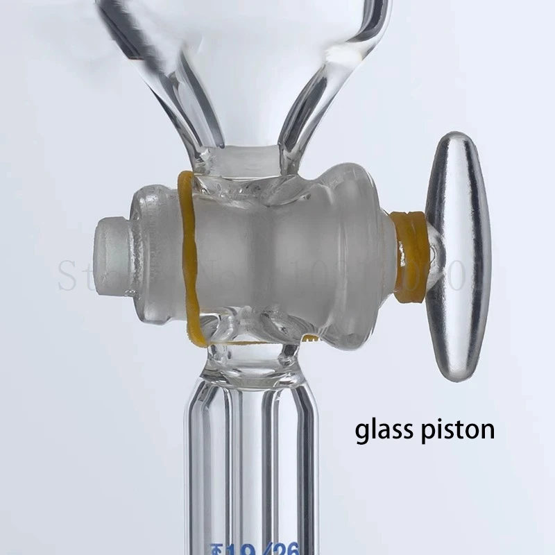 1pc 10ml-1000ml Lab Borosilicate Glass Cylindrical Separatory Funnel for Chemical Experiments