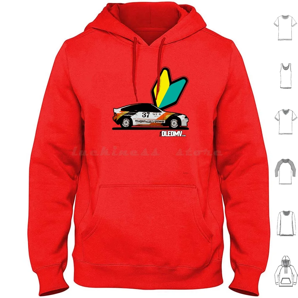 Dledmv-Crx Mugen Hoodie cotton Long Sleeve Dledmv Stance Logo Car Racing Engine Motor Moteur Voiture Hellaflush Low