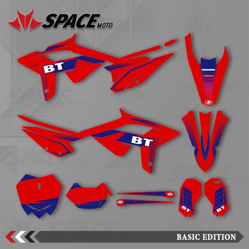 

SPACE MOTO графический фон наклейки наклейки мотоцикл для BETA 20-22BETA RR