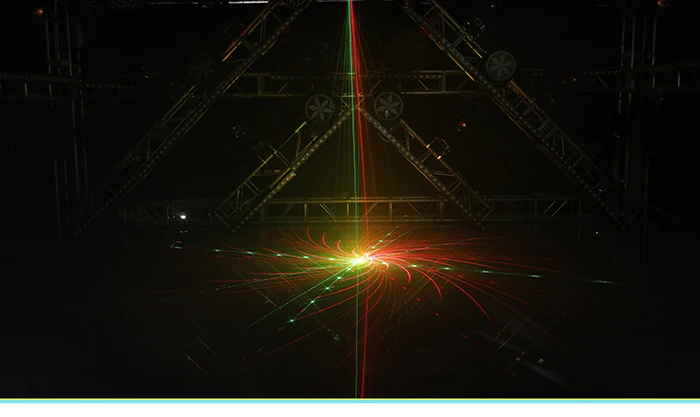 Super Effect DJ Bühnenbeleuchtung Projektor Vollfarbstrahl Rotierendes Bienenauge Blitzlicht für Disco Bar KTV Familientreffen – Detail 11