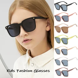 2023 Fashion Brand Kids Sunglasses Child Black Sun Glasses Anti-uv Baby Sun-shading Eyeglasses Girl Boy Sunglass