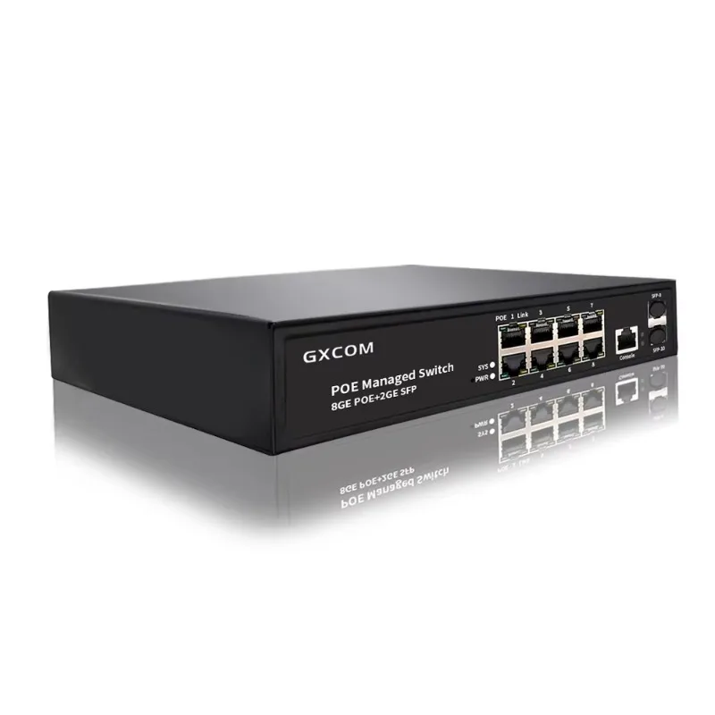8-портовый гигабитный управляе – обзор и цена Managed Gigabit Poe Switch 8 Port 802.3At