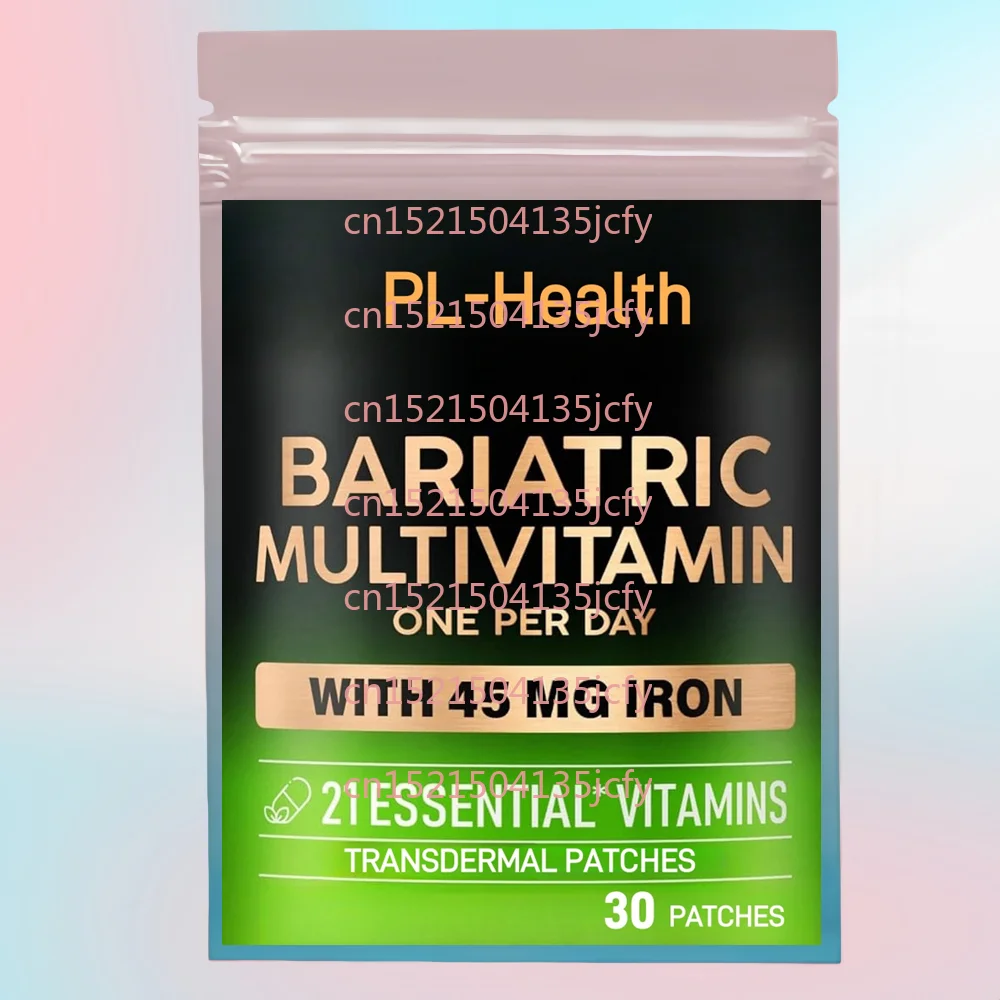 

30 Patches Multivitamin Transdermal Patches for Women & Men 21 Essential Vitamins - Gastric Sleeve Support