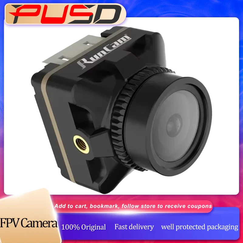 

RunCam Robin 3 1200TVL FPV Camera DC 5-23V Screen Ratio 4:3 5.3g 19*19*19mm for RC FPV Racing Drone Quadcopter Model