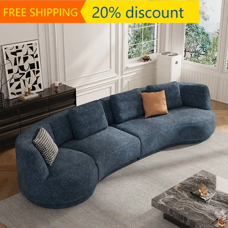 132 Designer Cushion Sofa Minimalist Modern Apartment  Romantic Sofa Relaxing Floor Lounge Divani Da Soggiorno House Accessories