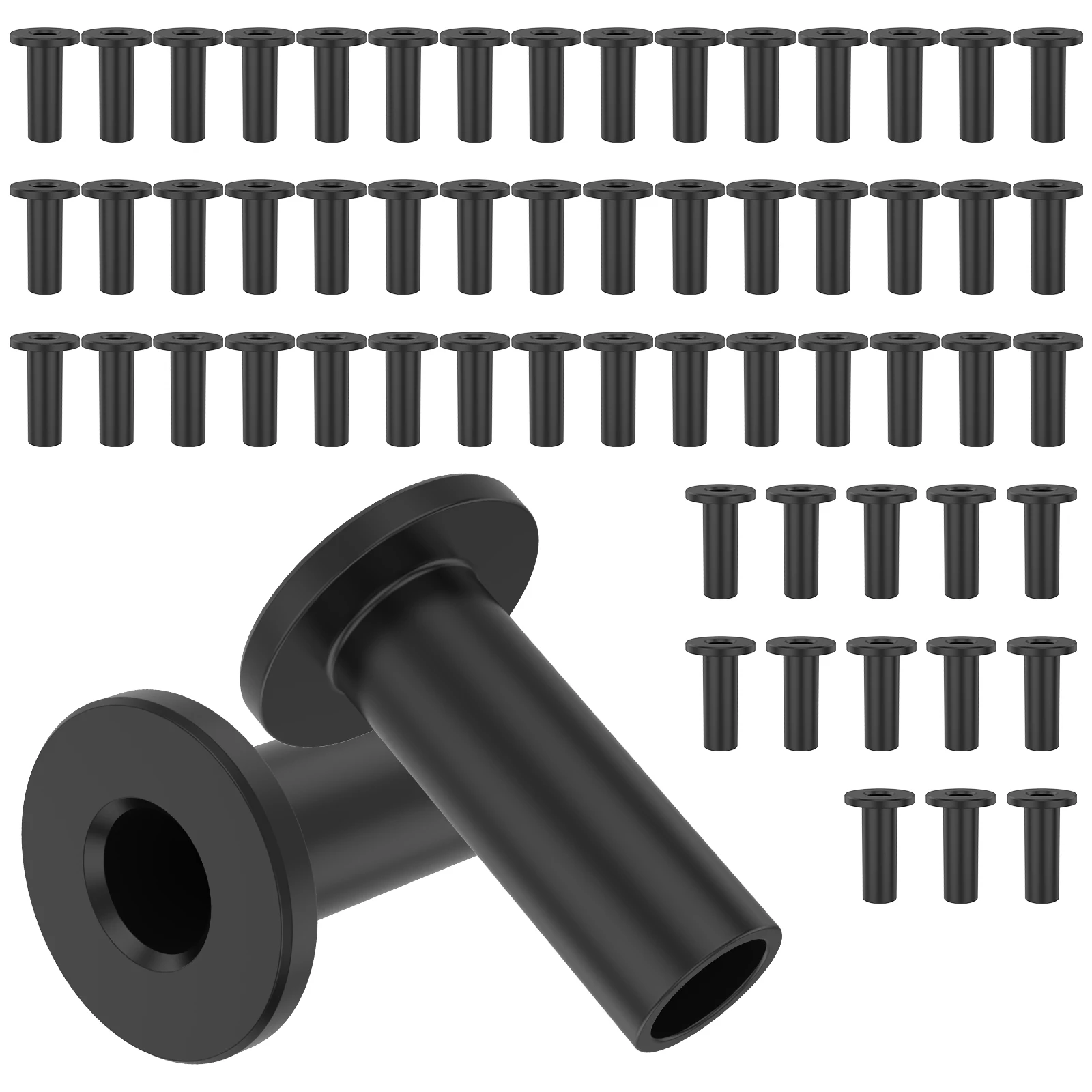 

60Pcs Stainless Steel Cable Protector Sleeves for 1/8inch Deck Cable Railing Sturdy Deck Cable Railing Protector Cable Protector