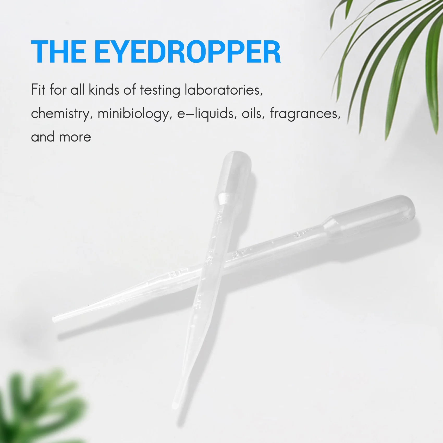 100PCS Graduated Pipettes Dropper Polyethylene (3ml)